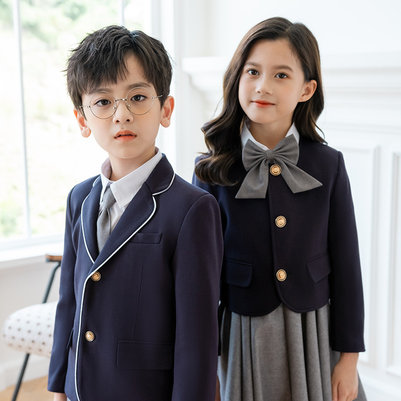 小学生校服2022春秋装新款幼儿园园服西装学院风儿童班服套装