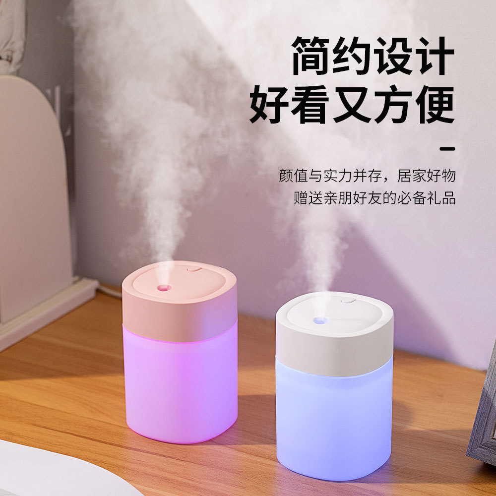 新款香薰加湿器车载迷你桌面USB家用静音超声波加湿器小型礼品